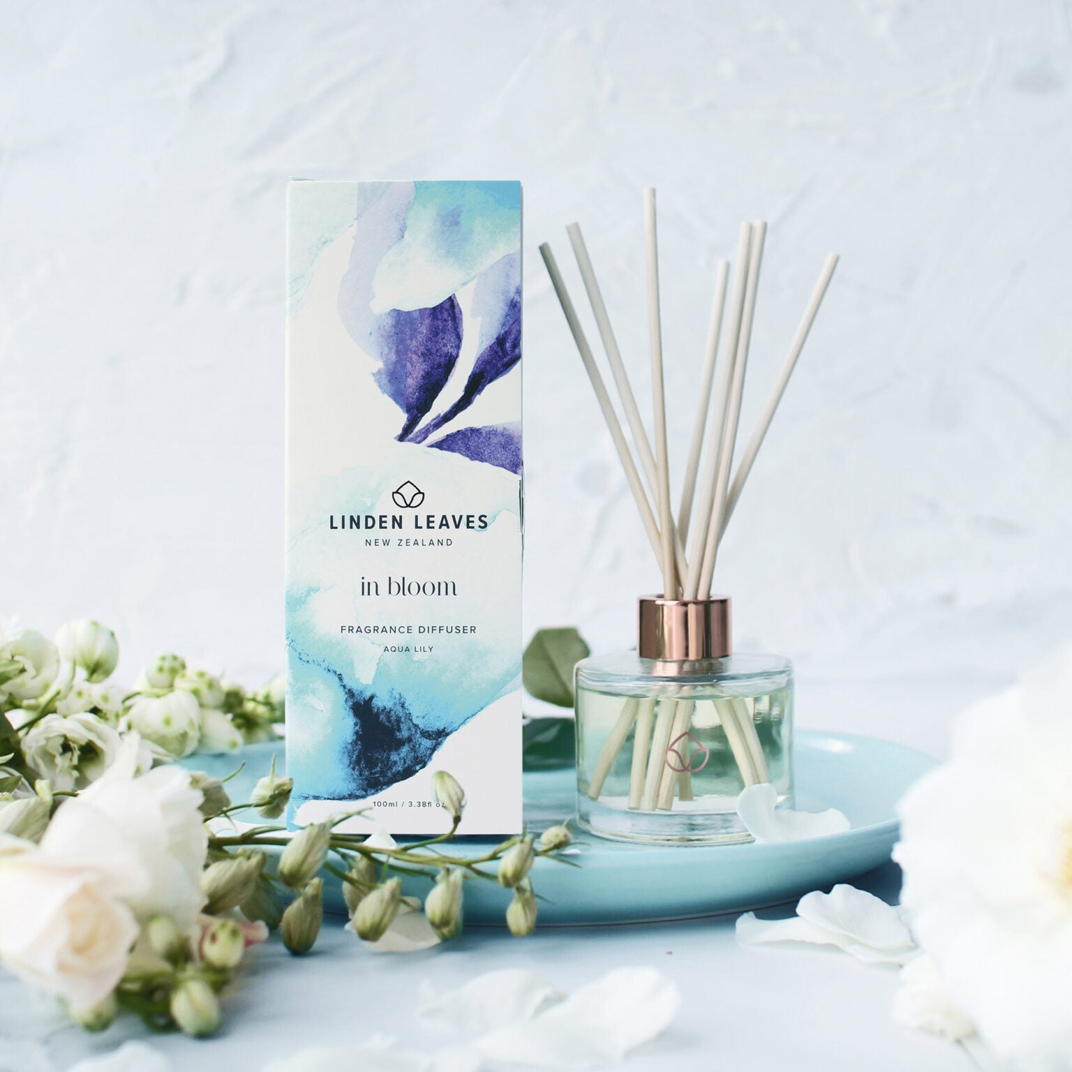 Linden Leaves "Aqua Lily" Fragrance Diffuser 100ml