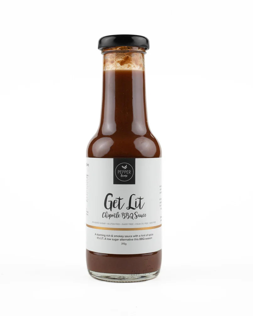 Pepper & Me Get Lit Chipotle BBQ Sauce 300ml
