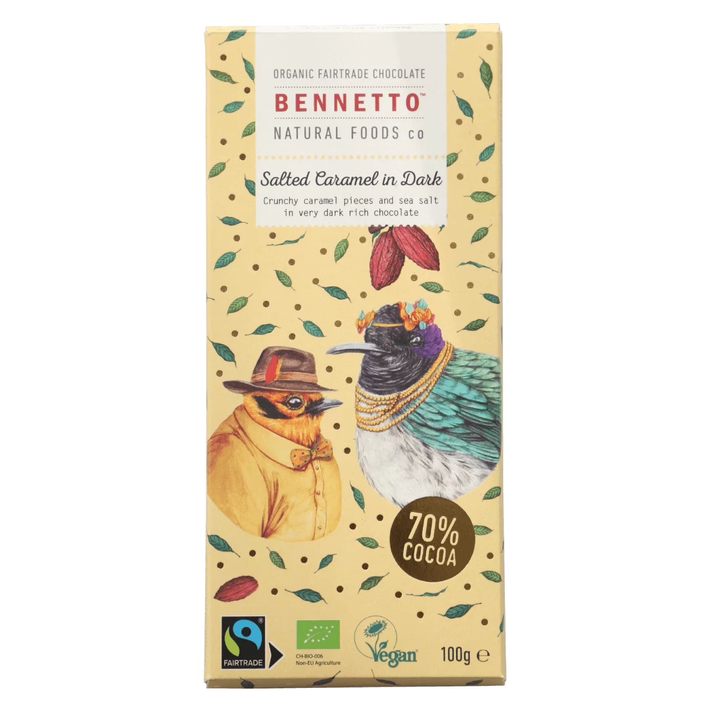 Bennetto Salted Caramel in the Dark 100g