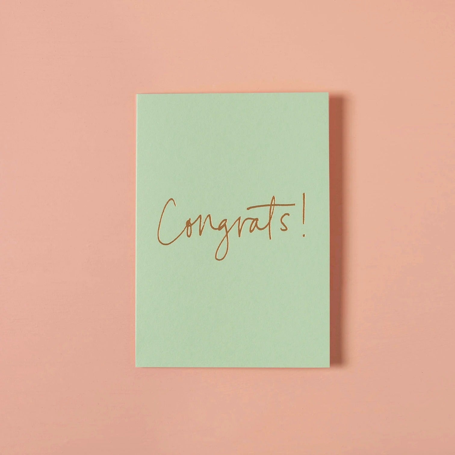 Congrats! Pistachio Card