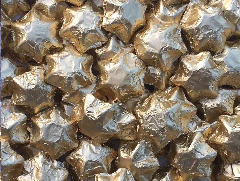 Gold Foiled Chocolate Star (each)