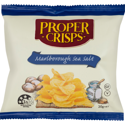 Proper Crisps Marlborough Sea Salt (DF) (GF) 40g