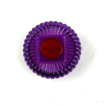 Gift Genie Macaron Candle Purple Ribbed 90ml