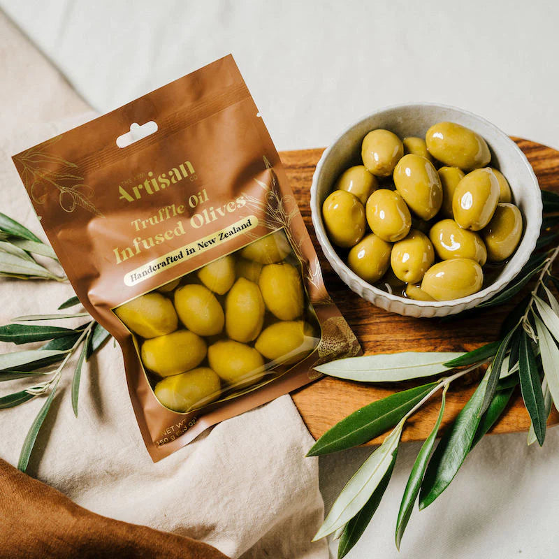 The Kiwi Artisan Co. Truffle Infused Olives 150g
