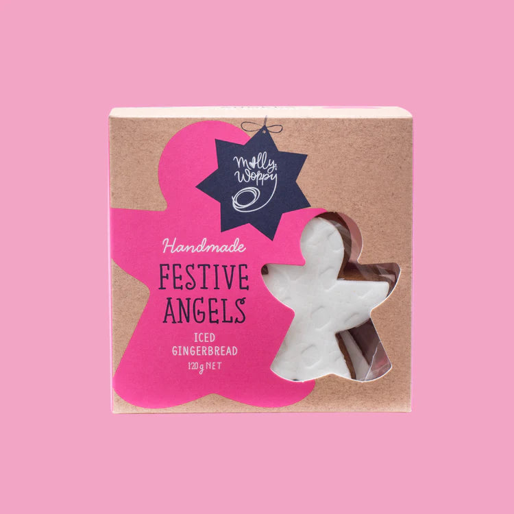 Molly Woppy Xmas Gingerbread Angels 120g