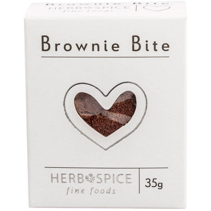 Brownie Bite Silver Heart Mini 35g