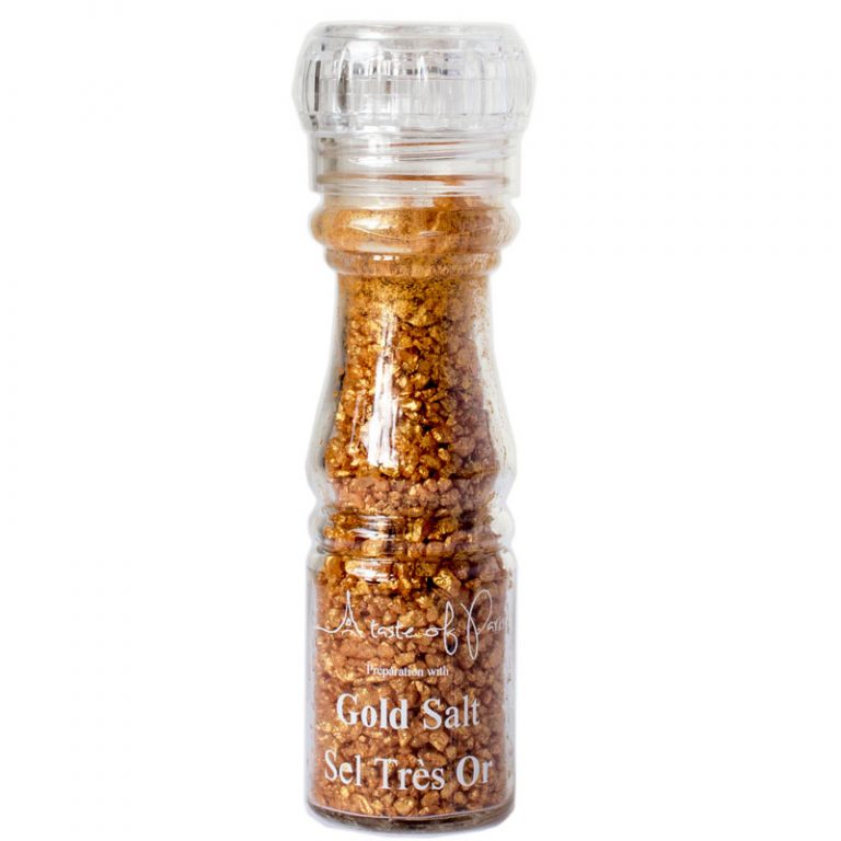 A Taste Of Paris Gold Himalayan Salt Grinder