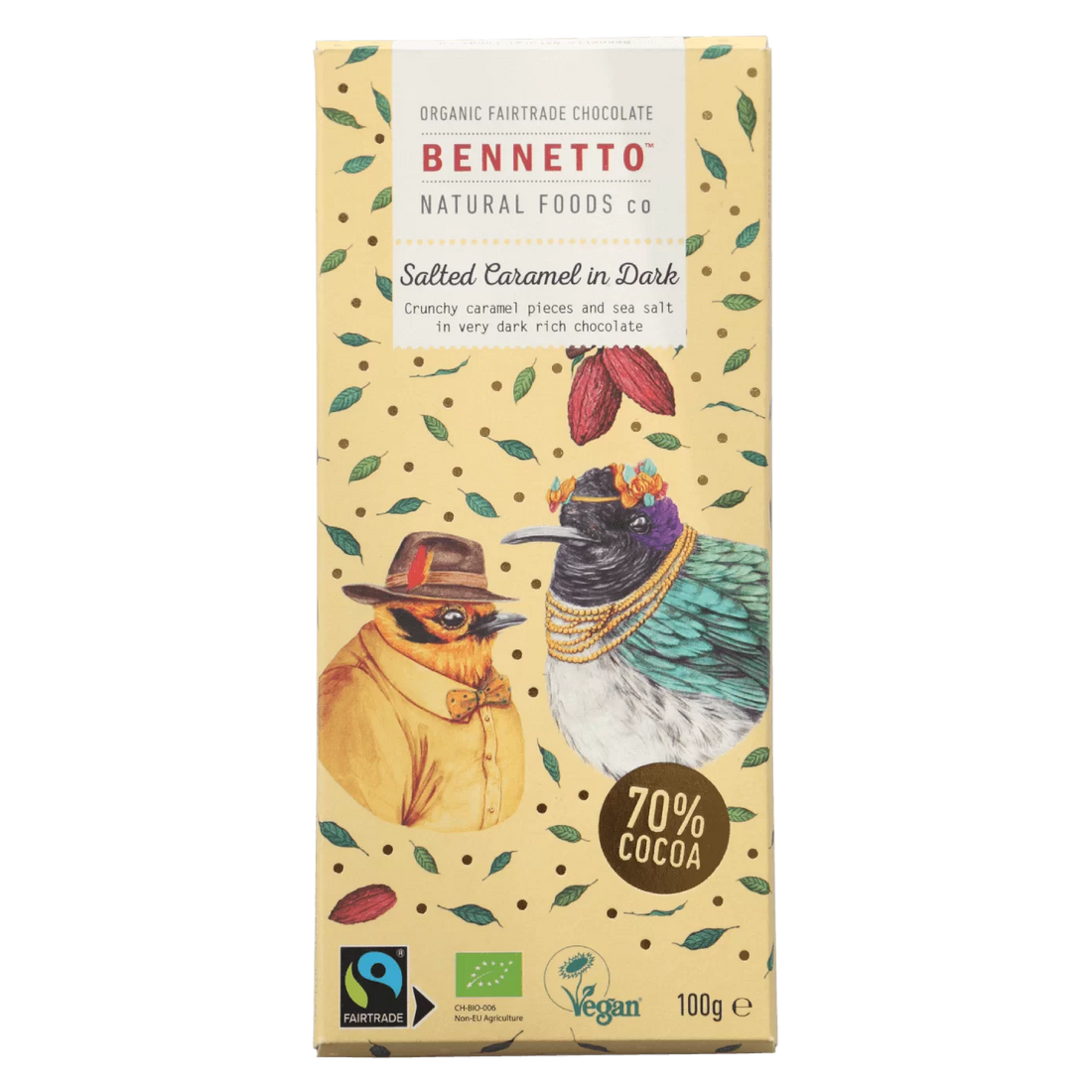 Bennetto Salted Caramel in the Dark 100g