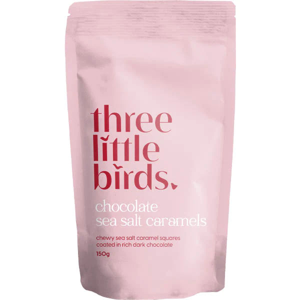Three Little Birds Sea Salt Caramels 150g