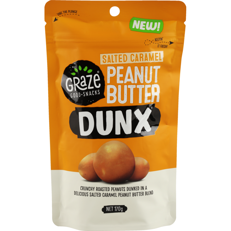 Graze Peanut Butter Dunx- Salted Caramel