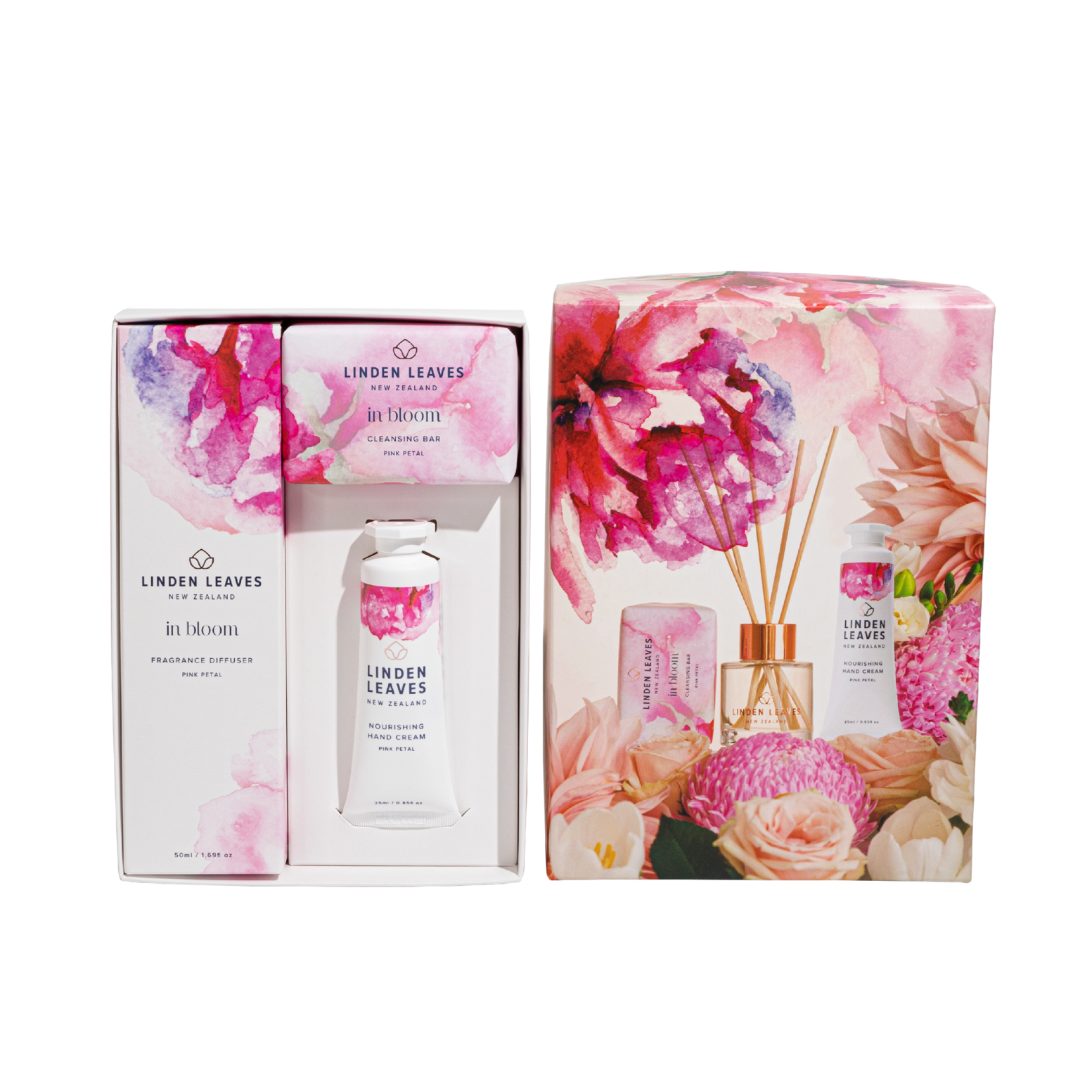 Linden Leaves &quot;Pink Petal&quot; Body &amp; Soul Gift Set