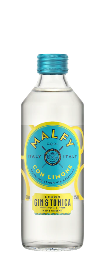 Malfy Gin &amp; Tonic Limone 300ml