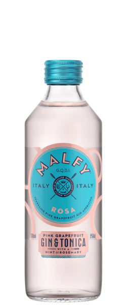 Malfy Gin &amp; Tonic Rosa Pink Grapefruit 300ml