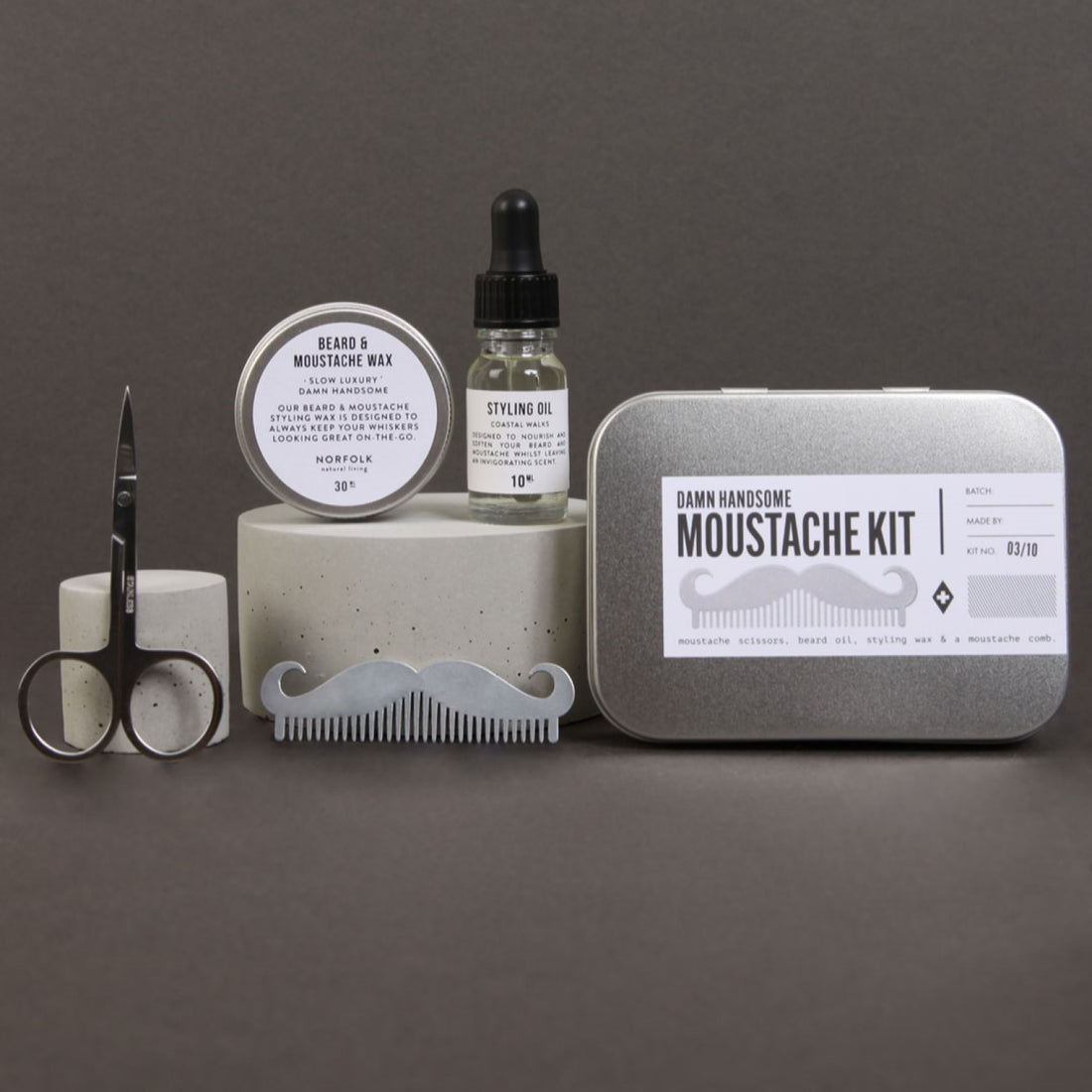Damn Handsome Moustache Kit