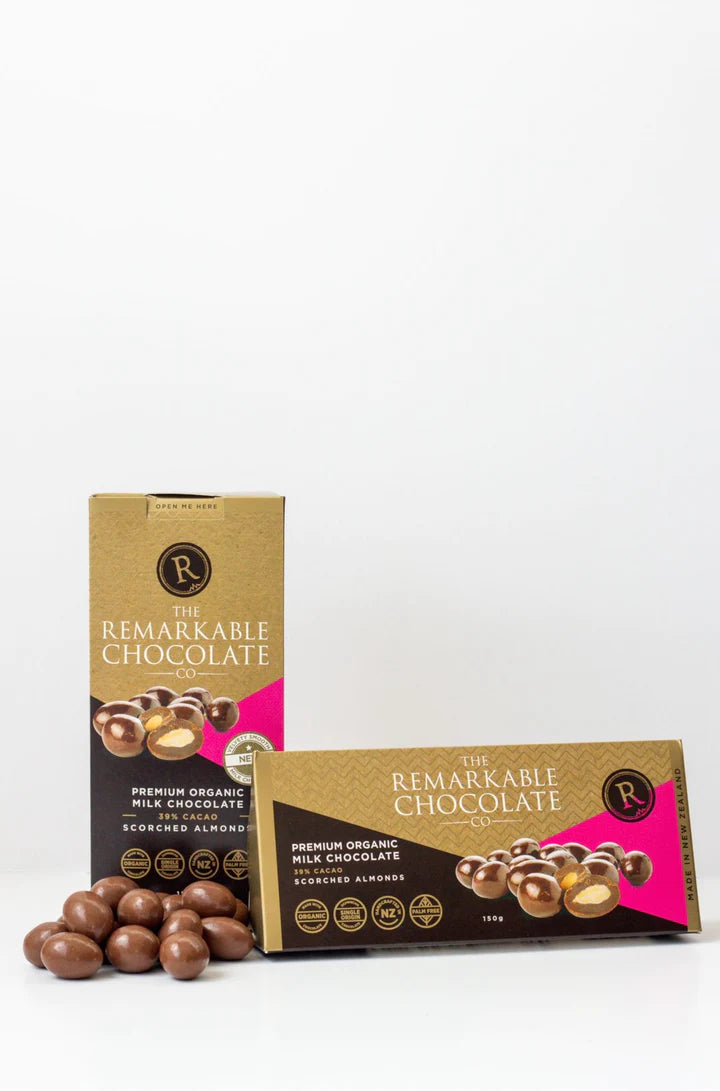 The Remarkable Chocolate Co. Original Milk Scorched Almonds 150g